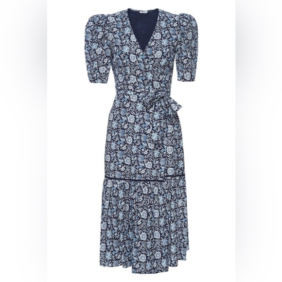 NWT ST. ROCHE Pearl Dress Navy 6 - Picture 5 of 15